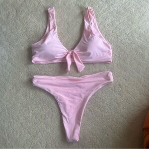 SHEIN Pink Bikini Set